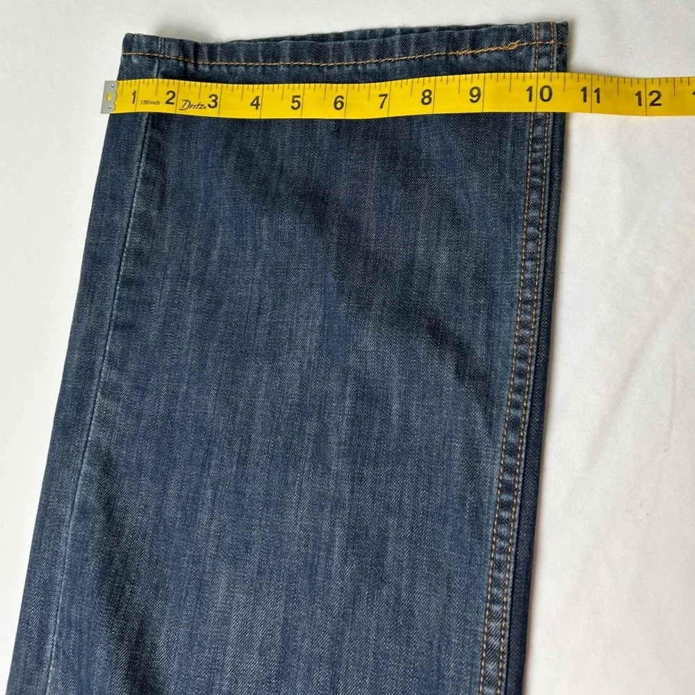 Levis Mens 527 Slim Bootcut Jeans Size 42x30 Dark Wash Blue Cotton Denim Classic